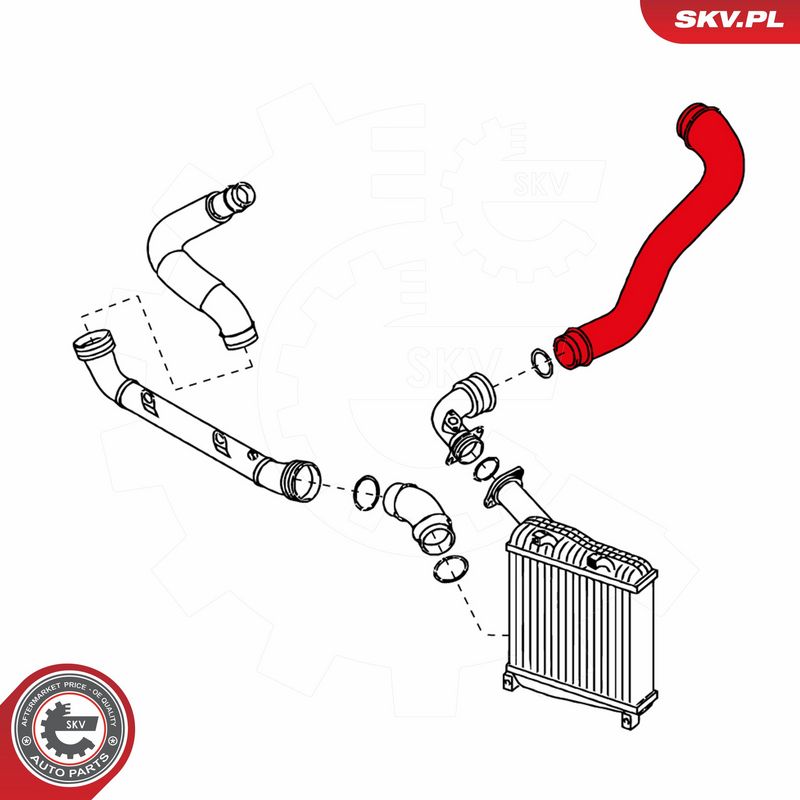 ESEN SKV 24SKV144 Charge Air Hose