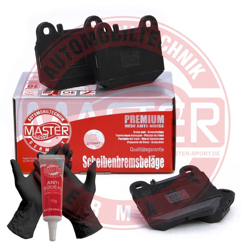 set placute frana,frana disc MASTER SPORT 13046049772N-SET-MS