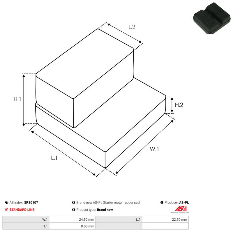 AS-PL SRS0107 Repair Kit, starter