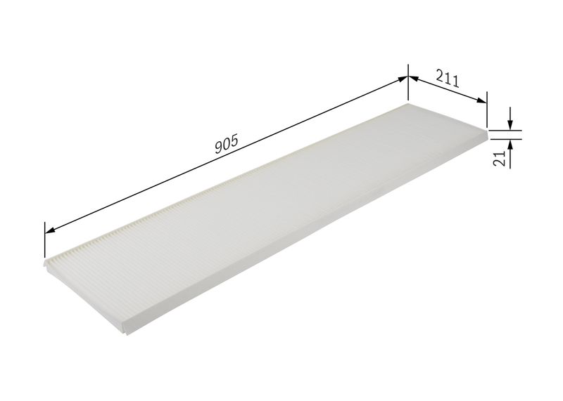 BOSCH 1 987 435 136 Filter, cabin air