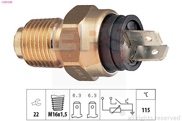 EPS FIAT датчик температури охолод. рідини Croma,Ducato,Punto,Lancia