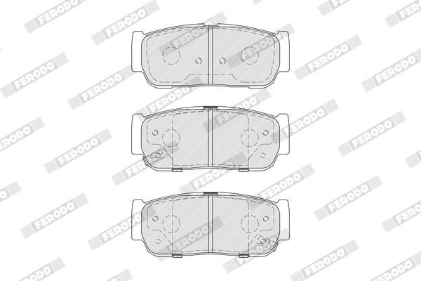 FERODO FDB4000 Brake Pad Set, disc brake