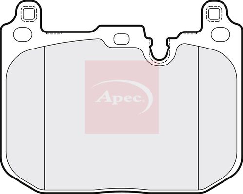 APEC Brake Pad Set, disc brake PAD2102