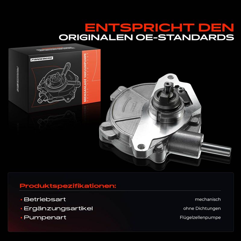 Frankberg 5481FB0006146 Vacuum Pump, braking system