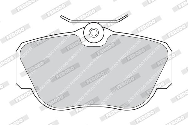 FERODO Plaquettes de frein à disque FDB669