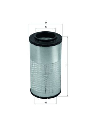 Vzduchový filtr LX 2066