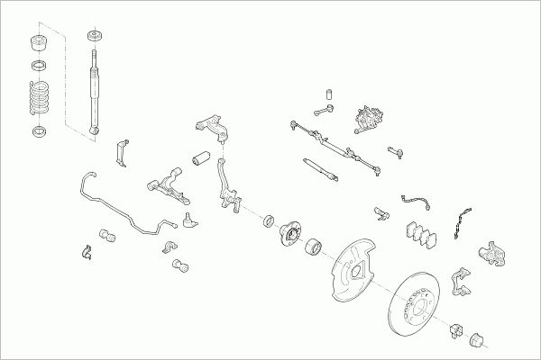 LEMFÖRDER kerékfelfüggesztés MERCE-C-KLA-FL008