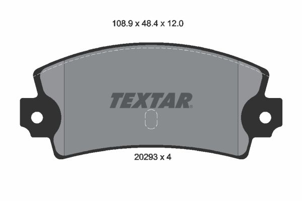 TEXTAR fékbetétkészlet, tárcsafék 2029301