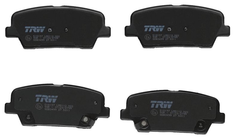 TRW GDB3499 Brake Pad Set, disc brake