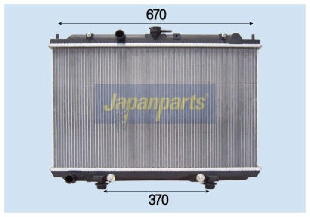 JAPANPARTS Radiatorius, variklio aušinimas