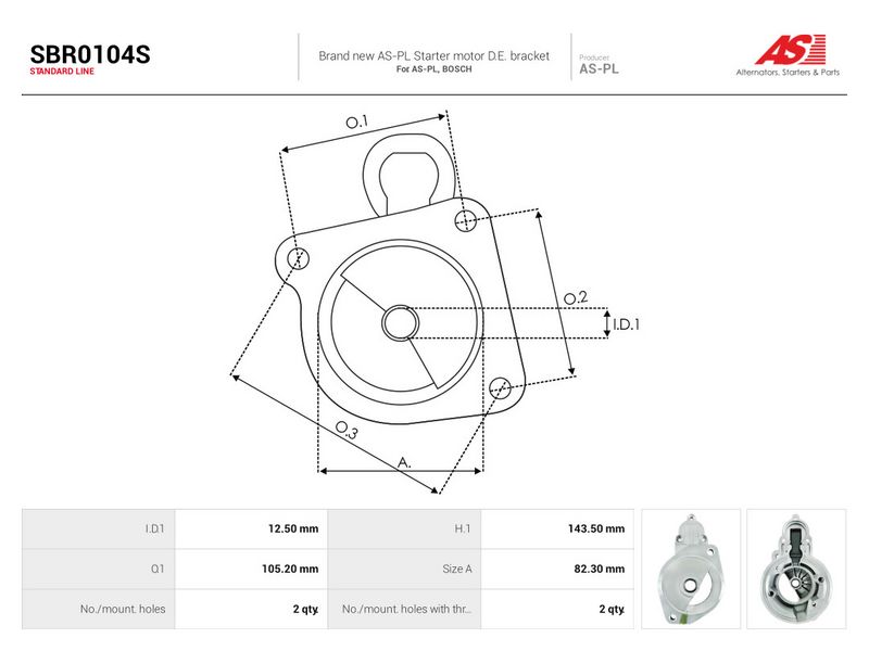 Starterikaas, Karburaator, AS-PL SBR0104S