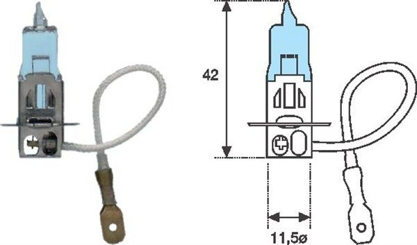 MAGNETI MARELLI 002604100000 Bulb, front fog light