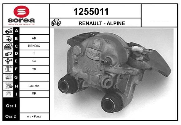 SNRA 1255011 - Brake Caliper