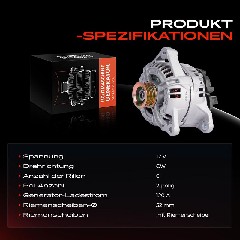 Frankberg 5481FB0032151 Alternator