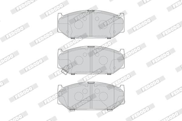 FERODO FDB4705 Brake Pad Set, disc brake