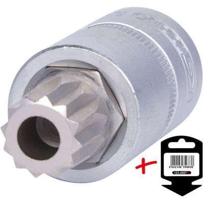 KS TOOLS 150.9364-E Socket Wrench Insert, oil drain plug
