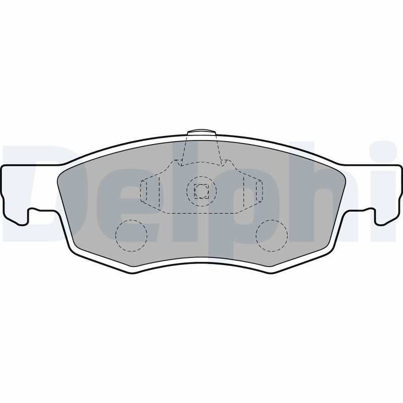 Delphi LP1796 Brake Pad Set, disc brake