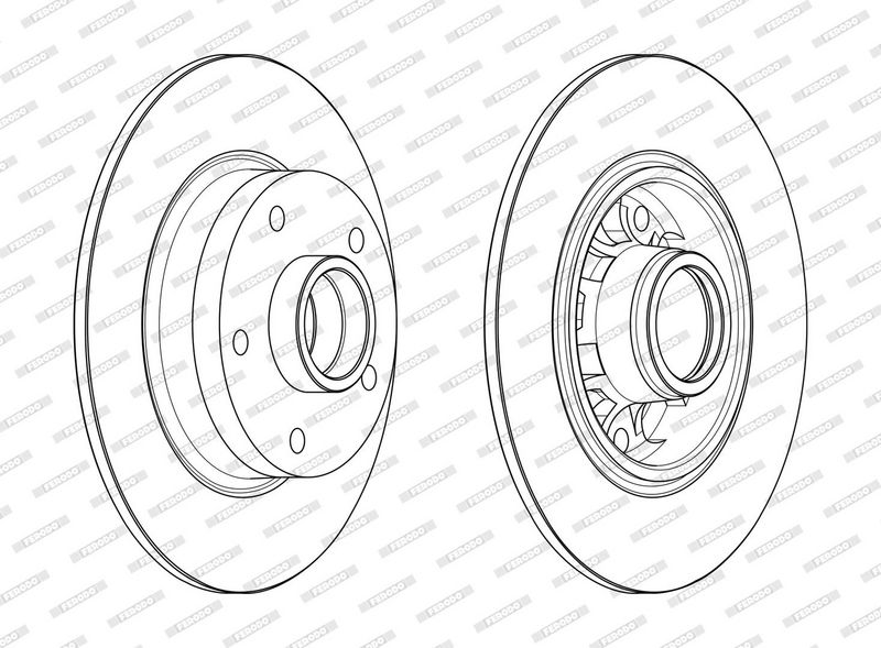 DISQUE UNITAIRE AVEC ROULEMENT