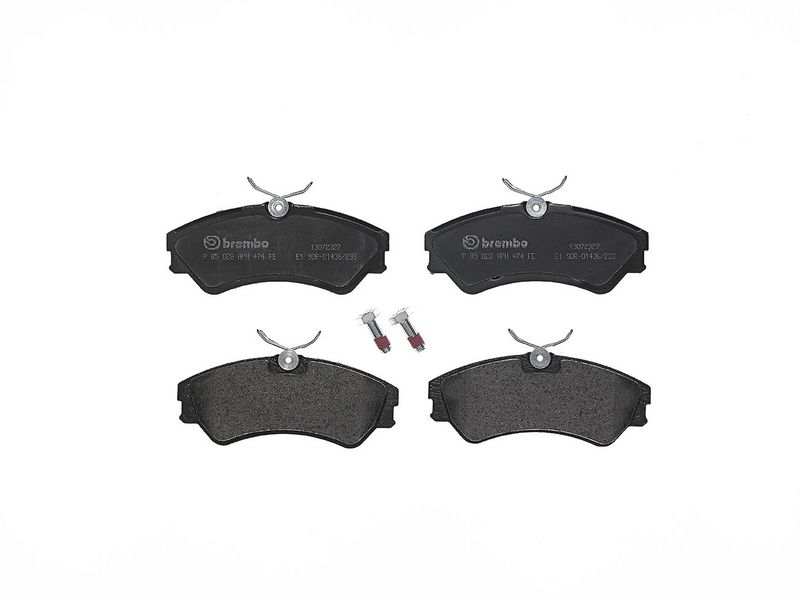 комплект спирачно феродо, дискови спирачки BREMBO