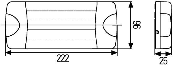 Zadní světlo 2SK 980 602-501