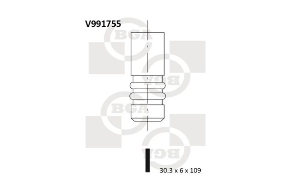 BGA V991755 Inlet Valve