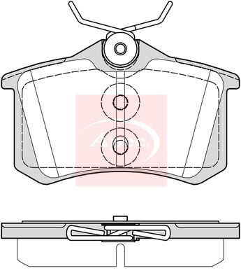 APEC Brake Pad Set, disc brake PAD2367