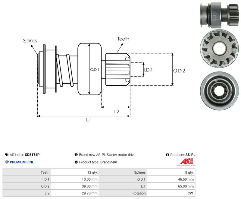 Vabajooks, starter, AS-PL SD5174P