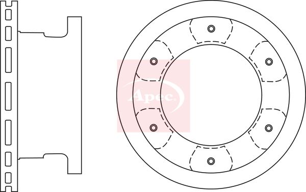 APEC Brake Disc DSK2743