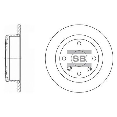 Гальмівний диск, Hi-Q SD3033