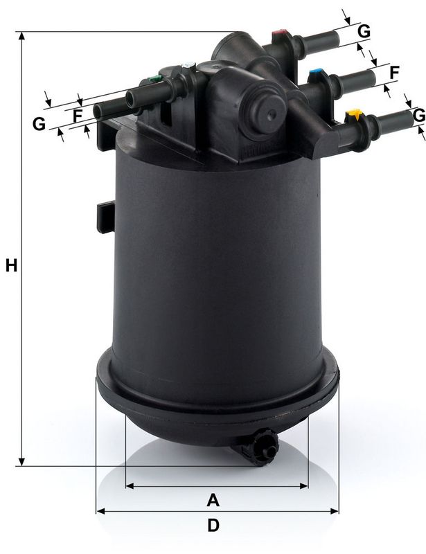 Kütusefilter, MANN-FILTER WK 939, 1