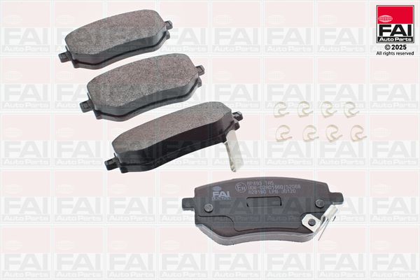 FAI AutoParts Stabdžių trinkelių rinkinys, diskinis stabdys