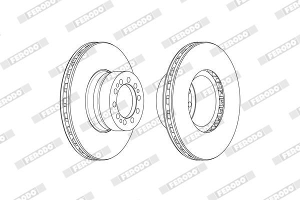 kotouč brzdový DAF LF45 FCR376A
