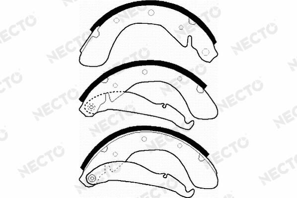 Juego de zapatas de frenos