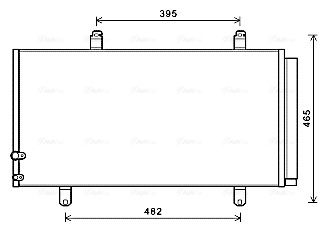 AVA QUALITY COOLING kondenzátor, klíma TO5696D