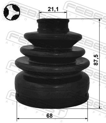 FEBEST 3515-NL3RT Bellow Kit, drive shaft