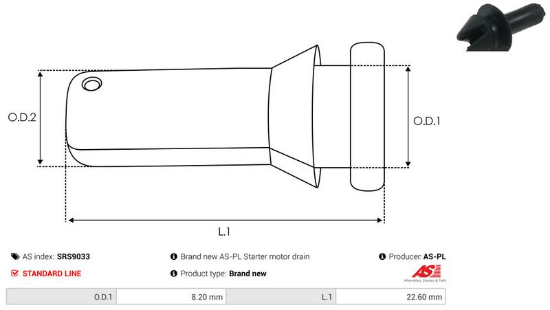 AS-PL SRS9033 Repair Kit, starter