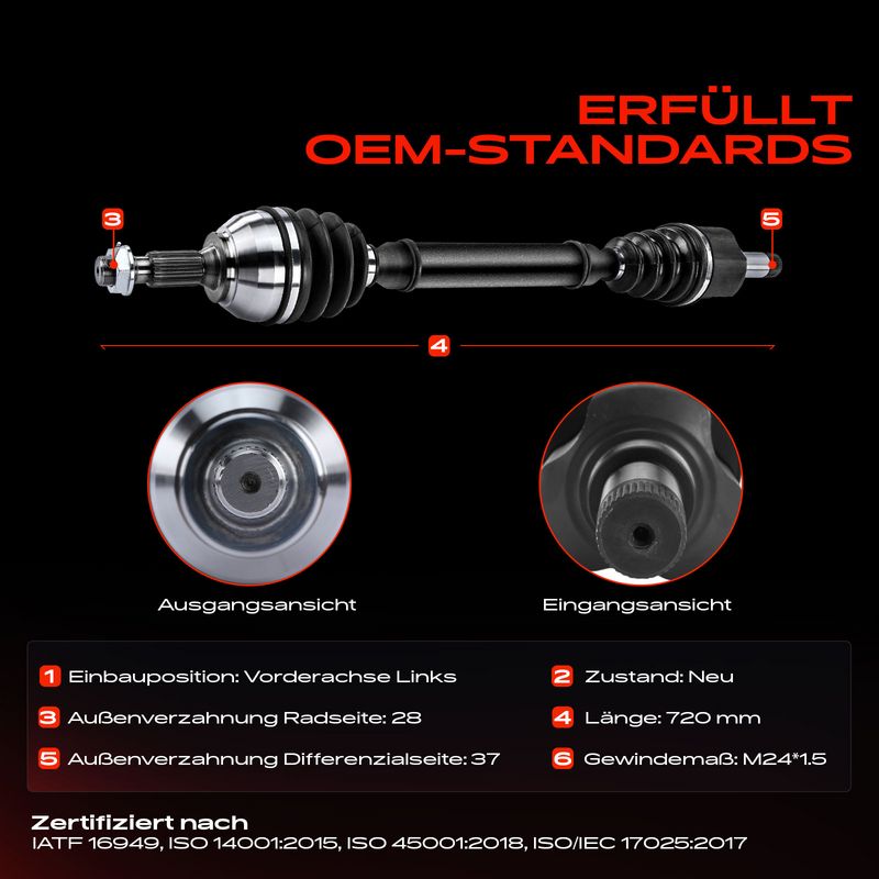 Frankberg 5481FB0010390 Drive Shaft