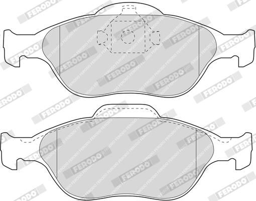FERODO FDB1394 Brake Pad Set, disc brake