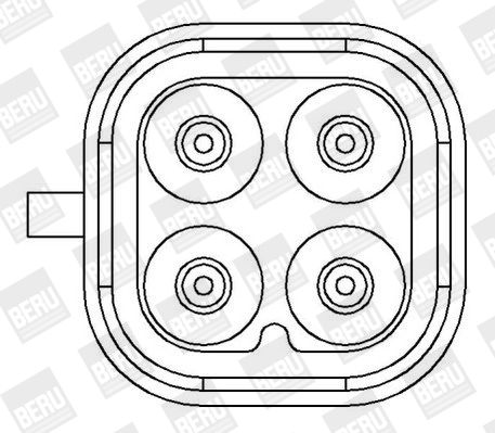 BorgWarner (BERU) ZS407 Ignition Coil