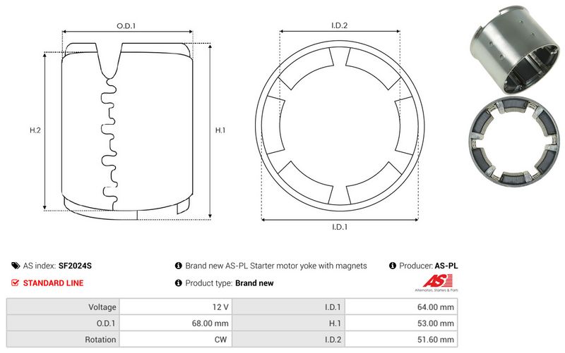 Mähis, starter, AS-PL SF2024S