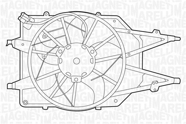 MAGNETI MARELLI ventilátor, motorhűtés 069422311010