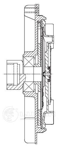 Муфта, вентилятор радіатора, Luzar LMC2690