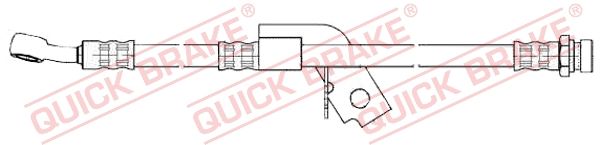 QUICK BRAKE fékcső 50.868