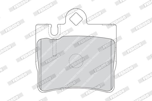 FERODO FDB1427 Brake Pad Set, disc brake