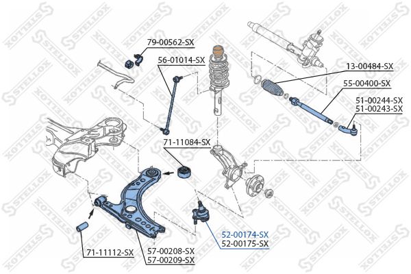 STELLOX 52-00174-SX Ball Joint