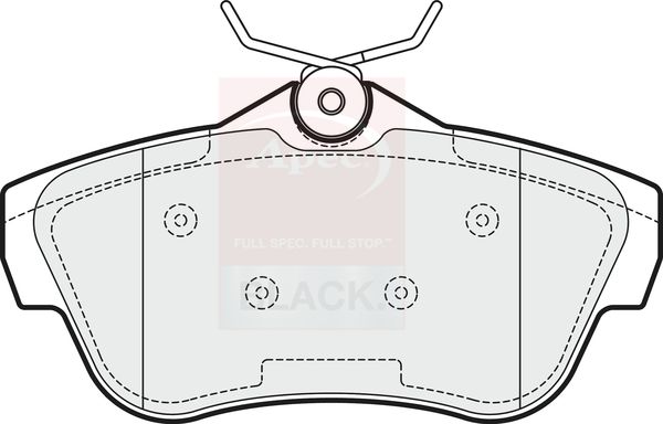 APEC Brake Pad Set, disc brake PAD1540B