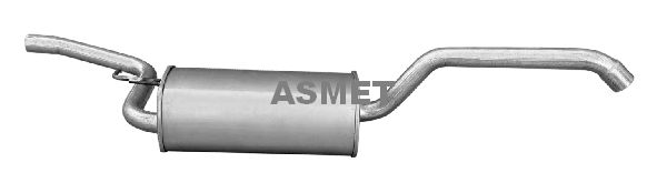 ASMET 07.268 Rear Muffler