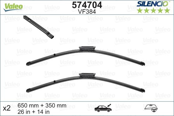 Valeo Wiper Blade 574704