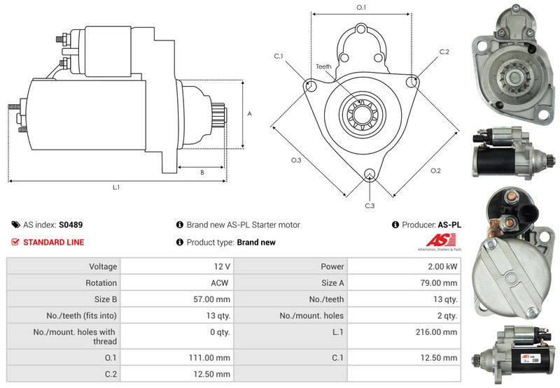 AS-PL S0489 Starter