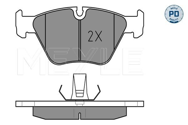 Meyle 025 219 9020/PD Brake Pad Set, disc brake